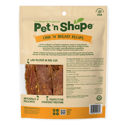 Chik 'N Breast Jerky Treats - Naturally Delicious Chicken Dog Treats, 2 Pound