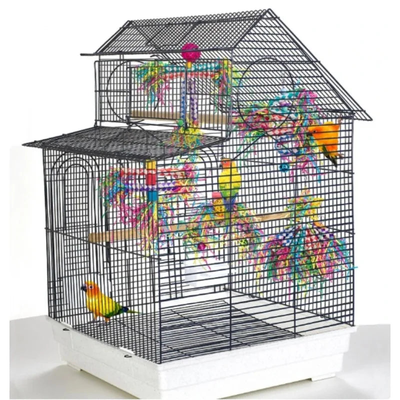 1PC Parrot Toy Biting Toy Drawing Toy Finger Set Sichuan Pepper Wood Paper Silk Weaving Tube Toy Set