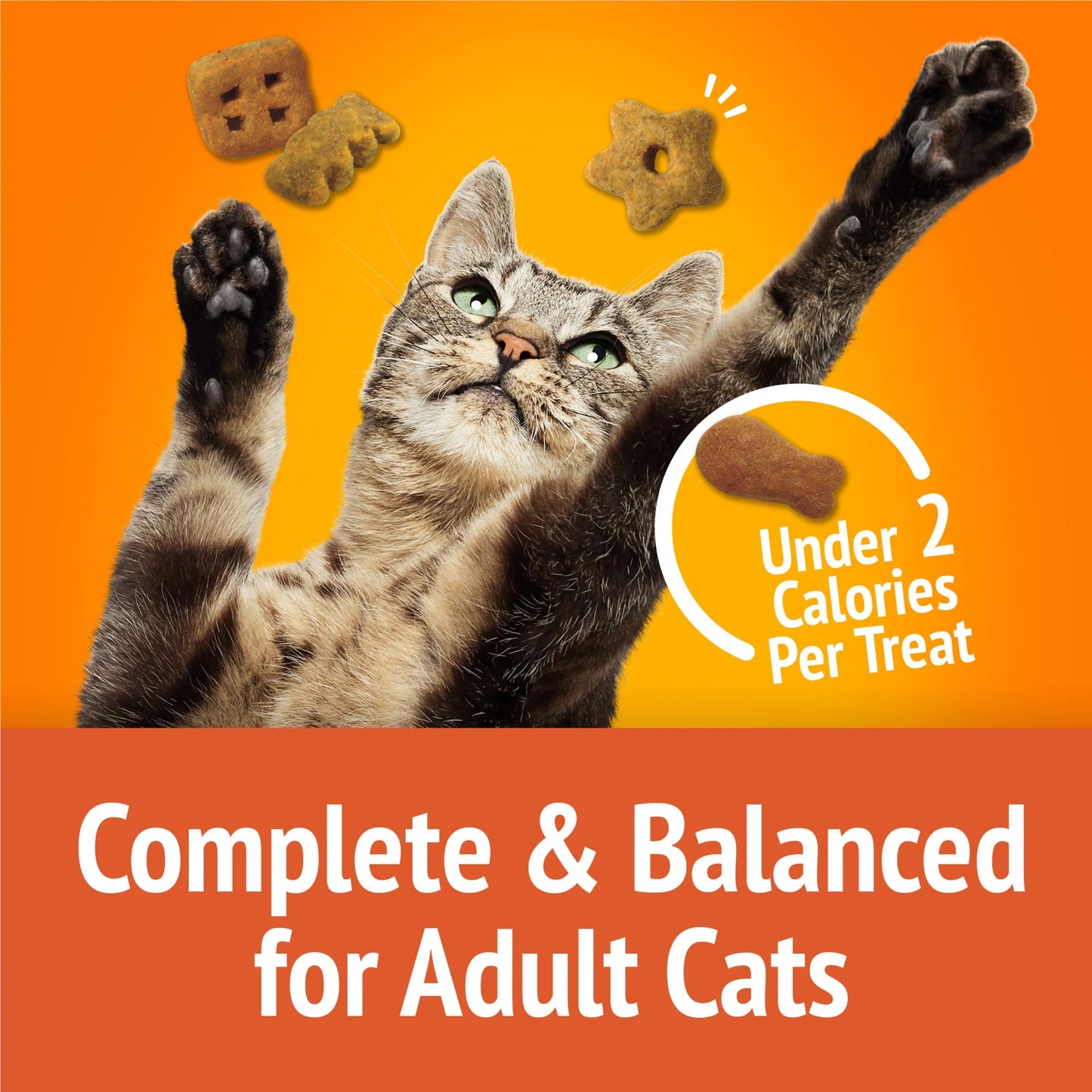 (2 Pack) Purina  Party Mix Cat Treats, Original Crunch Snacks, 30 Oz. Canister