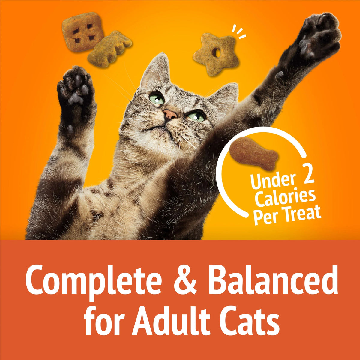 (2 Pack) Purina  Party Mix Cat Treats, Original Crunch Snacks, 30 Oz. Canister